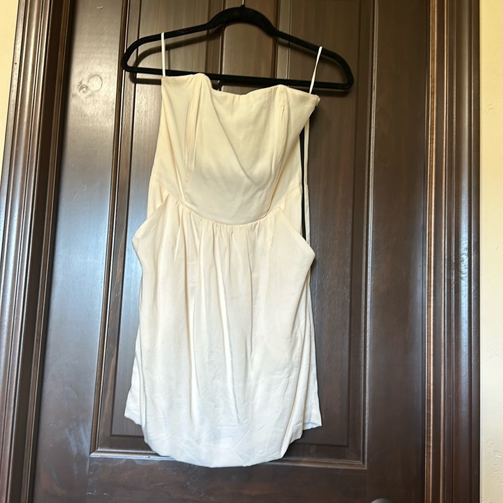 Rachael Roy white strapless mini dress size 6